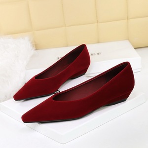 Pumps pour femmes, talons compensés sexy, talons hauts, cuir PU, chaussures de bureau tendance pour femmes, chaussures de mariage, bout pointu, soirée, club de nuit - Product Image 1