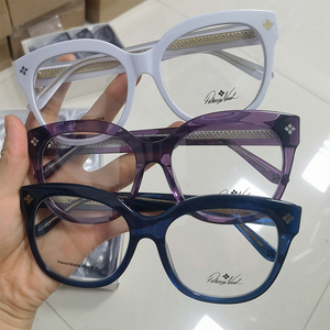 Bán buôn finewell Cổ Phiếu cổ điển Acetate quang Eyewear kính khung làm bằng tay Acetate khung quang cho phụ nữ kết hợp phong cách - Product Image 5