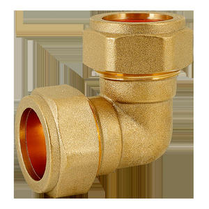 Accessoires de raccordement haute pression, coude épaissi à 90 degrés pour instruments marins, source d'air, climatisation, cuivre - Product Image 1