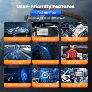 THINKCAR THINKSCAN 689BT Outil automobile, codage complet du système, 34 réinitialisations, Android 10, 4G+64G - Product Image 3