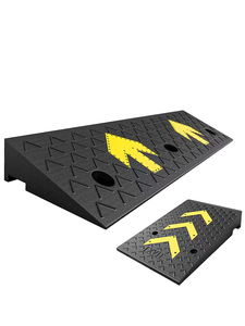 120mm nouvelle arrivée caoutchouc matériel noir <span class=keywords><strong>porte</strong></span> <span class=keywords><strong>rampe</strong></span> <span class=keywords><strong>seuil</strong></span> bordure pierre voiture remorque bordure <span class=keywords><strong>rampe</strong></span> - Product Image 5