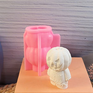 แม่พิมพ์หล่อทำด้วยมือทำจากเรซินสำหรับเครื่องประดับตกแต่งแบบทำมือแม่พิมพ์ฟักทองซิลิโคนสไตล์อิน W0255 - Product Image 3