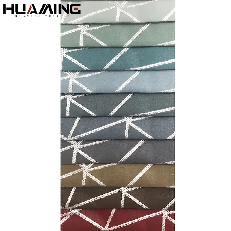 High Quality Rubber powder elastic knit star polyester fabric woven cotton fabric for cushion