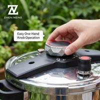 Casserole à pression ZHEN NENG en acier inoxydable 304, grande capacité 6L/8L, anti-explosion, écologique, ustensiles de cuisine de haute qualité