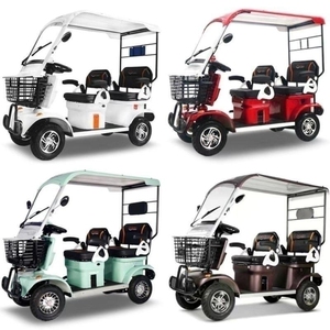Carrito de Golf Eléctrico de Alta Calidad de 600W, 4 Plazas, Largo Alcance, 4 Ruedas - Product Image 3