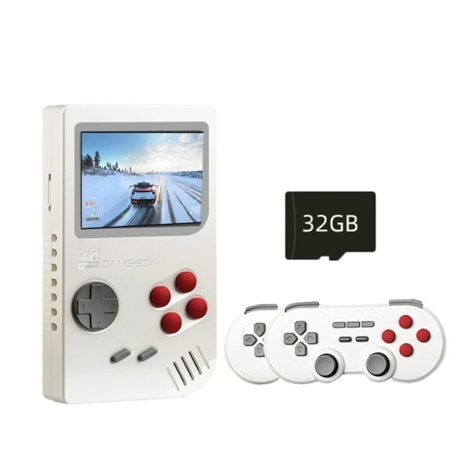 Hot Sale K8 Video Game Console 2 Controller 3D 4K HD Output Open Source System 2.4G Handheld Retro Console
