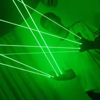 Livraison rapide Rouge Vert Violet Led Lumière Laser Gants Danse Scène Led Palm Light Guantes Laser Gants DJ Club Bars Stage Light