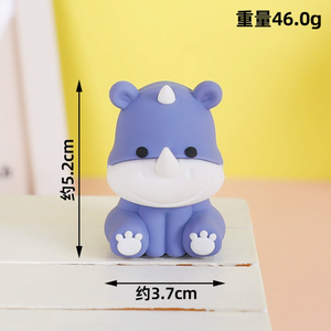 Décoration de poupée d'animal de dessin animé colle douce enfichable décoration de gâteau de cuisson d'<span class=keywords><strong>anniversaire</strong></span> pour enfants décoration de gâteau pour enfants - Product Image 6