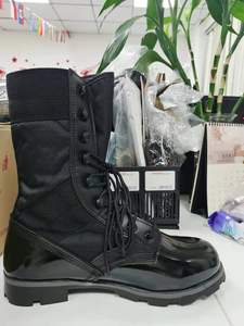 รองเท้าบูทแบบเต็มตัวสีดำทรงแข็งแรงสำหรับกานา รุ่นปรับแต่งพิเศษ - Product Image 2