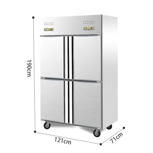 Four-door Luxury  refrigerator commercial large freezer  for  kitchen