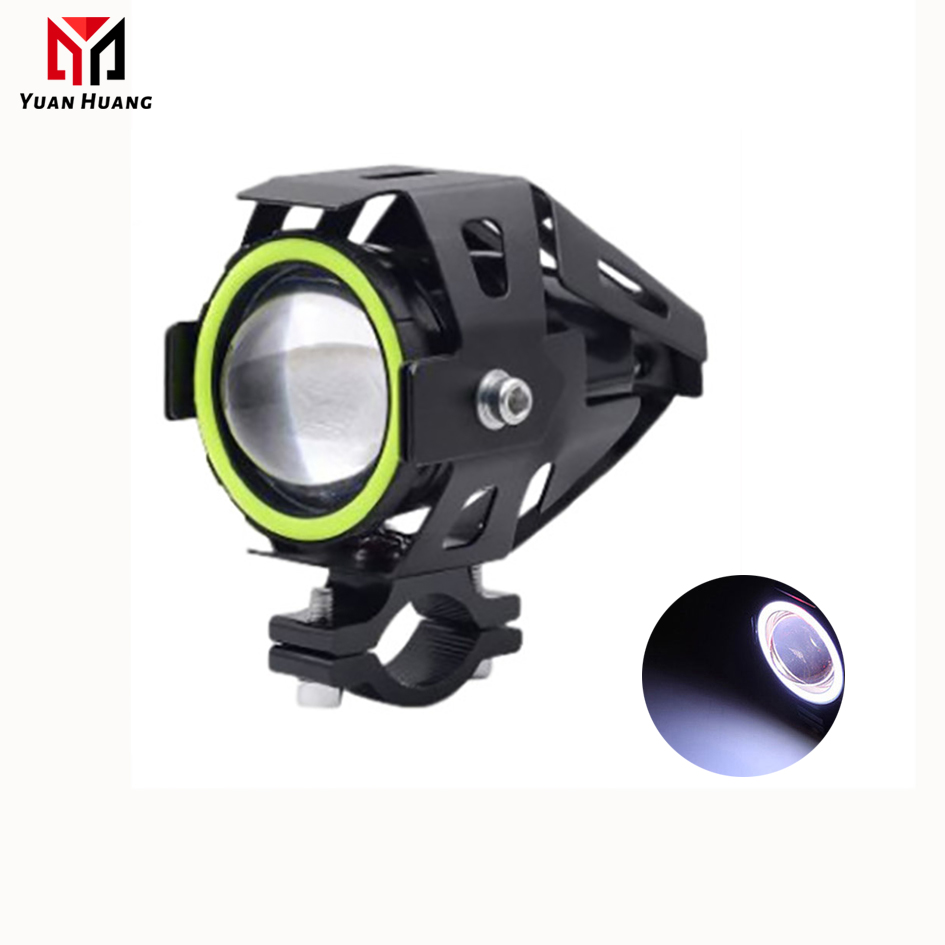 Светодиодная фара для мотоцикла U7, мини-противотуманная фара с ангельским глазом, дьявольским глазом, аксессуары для мотоциклов