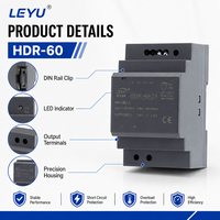 Alimentation électrique ultra-mince sur rail DIN HDR-60-24 60W 24V 2.5A, alimentation industrielle à découpage AC/DC 5V 12V 15V 48V
