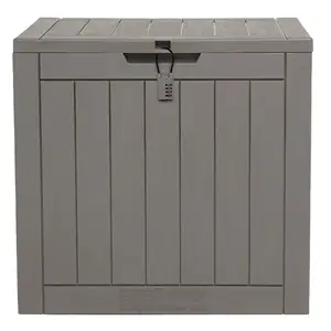 Deck Box 31Gallon Indoor and Outdoor Storage Box for Patio Toys Gardening Tools Sports Equipment Waterproof and UV Resistant