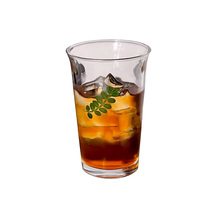 Tasse en verre à café Latte pour petit-déjeuner moderne de style simple tasse à eau épaisse avec logo personnalisé verre transparent à thé et lait
