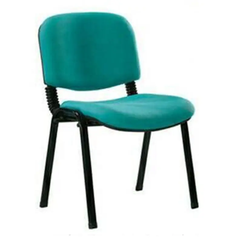 Ofis mobilyaları krom Metal çerçeve kumaş resepsiyon sandalyeleri ziyaretçi sandalyesi okul sandalyeleri engelliler için