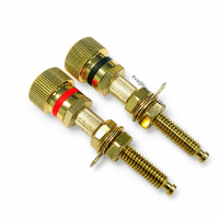 Bornes de connexion pour haut-parleurs de qualité audiophile Bevenbi, connecteurs audio rouges et noirs pour composants de système audio
