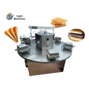 Ice Cream Cone Pembuat Wafer Otomatis Es Krim Cone Membuat Mesin