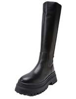 Bottes de spectacle transparentes en cuir véritable à talon aiguille ultra-haut pour pole dance, avec strass en cristal et diamants, modèle hiver