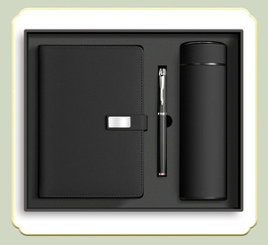 Articles cadeaux de luxe promotionnels en gros, carnet A5 en cuir, journal personnalisé, agenda de <span class=keywords><strong>bureau</strong></span>, <span class=keywords><strong>ensemble</strong></span> cadeau d'entreprise avec stylo - Product Image 6