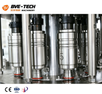 Línea de Producción de Bebidas Carbonatadas 3 en 1 Totalmente Automática CSD32-32-10, Agua Carbonatada, Bebidas Espumosas, Refrescos Carbonatados
