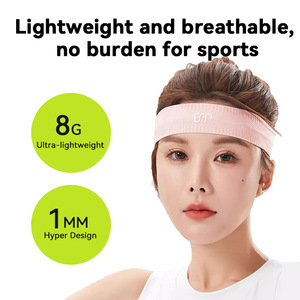 Bandeau de sport Yoga Anti-transpiration Bandeau en soie glacée absorbant la transpiration pour la course à pied Fitness Badminton - Product Image 3