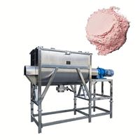 Équipement de mélange à ruban pour substrat de champignons, compost agricole, engrais, aliments pour volailles et bétail