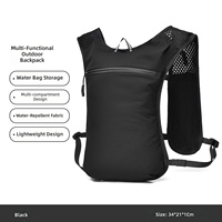 Sac à dos d'hydratation léger personnalisé avec logo, gilet de course respirant en maille pour poche à eau, idéal pour le cyclisme, le marathon et la randonnée