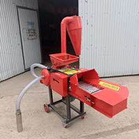 Hacheuse de fourrage électrique diesel pour animaux, modèle Farm Price, avec moteur
