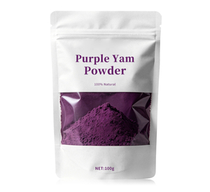 กาแฟมันม่วงพรีเมียม UBE แอนโทไซยานินธรรมชาติ 100% เกรดอาหาร บรรจุภัณฑ์แบบกำหนดเองสำหรับแบรนด์ส่วนตัว ผงมันม่วง บรรจุขวด ผลิตในจีน - Product Image 1