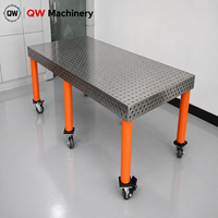 Table de soudage en fonte 3D avec pinces, banc de travail de soudage flexible traité à l'azote