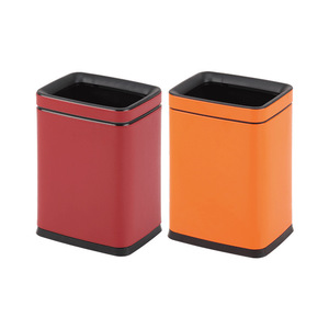 Poubelle commerciale grande capacité en acier inoxydable de luxe léger pour hôtel, bureau, salle de bain, meuble-lavabo - Product Image 1