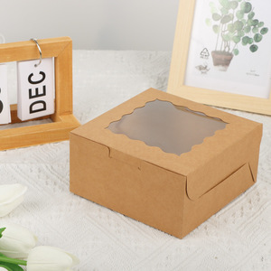 Vente en gros de boîtes d'emballage jetables pour cupcakes en papier kraft Snow <span class=keywords><strong>Mei</strong></span> Niang tarte croustillante au jaune d'oeuf de pomme de terre pour matériaux recyclés - Product Image 4