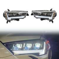 Feux de voiture LED Feux de jour Feux avant pour Toyota 4Runner 2014-2024 DRL Clignotant séquentiel Phare