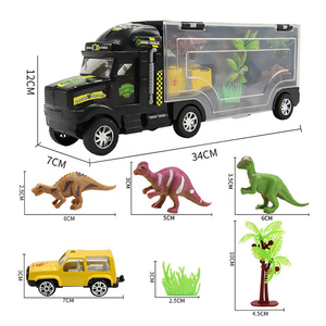 Vendita calda di trasporto pressofuso <span class=keywords><strong>camion</strong></span> modello di <span class=keywords><strong>camion</strong></span> con dinosauro giocattoli in metallo per bambini fabbricati in vendita calda - Product Image 2
