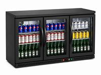 Jinfugui Porte en verre commerciale Double température Affichage des boissons Refroidisseur 450L vertical Boisson Réfrigérateur