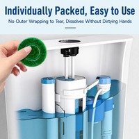 Tablettes nettoyantes jetables pour toilettes, antibactériennes, à chasse automatique, parfum pin, désodorisantes et décontaminantes