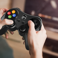 Manette de jeu sans fil, manette de jeu professionnelle, poignée de jeu, joystick, boutons colorés, manette de jeu ABS sans fil