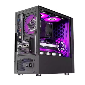Boîtiers d'ordinateur de jeu ATX Mesh RGB personnalisés en gros avec processeur I9 13900K, 64 Go de RAM, RTX 4090, 4060, GTX1660, SSD 2 To, HDD 4 To, pour PC MATX Professionnel - Product Image 1