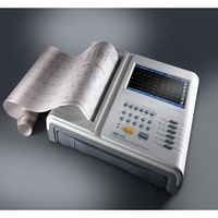 Alas PC ECG medis elektrokardiogram portabel harga rendah 12 saluran Rumah Sakit/klinik ECG / EKG mesin 12 lead