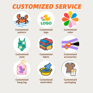 カスタムキッズUPF 50 + 長袖ジッパーラッシュガードスイムシャツ男の子 & 女の子幼児用スポーツラッシュガードUVプロテクションTシャツ - Product Image 5