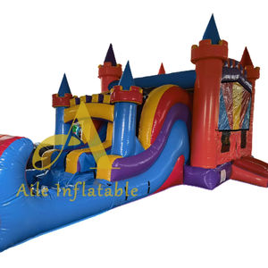 Castello Combo gigante in PVC Bouncy House Slide a <span class=keywords><strong>ostacoli</strong></span> Jumping caratteristiche carnevali per il noleggio di divertimenti per bambini include soffiatore - Product Image 1