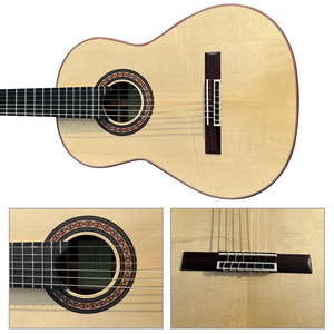<span class=keywords><strong>Guitarra</strong></span> Clásica Profesional A-ECHOES Hecha a Mano por el Luthier Maestro Yulong Guo <span class=keywords><strong>de</strong></span> Aiersi, con Tapa Doble <span class=keywords><strong>de</strong></span> Abeto - Product Image 5