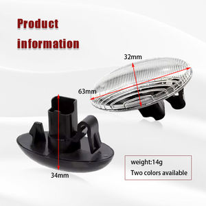 Indicatore di Direzione Laterale a LED Dinamico per <span class=keywords><strong>Peugeot</strong></span> 307 206 207 407 107 607 per Citroen C1 C2 C3 C5 Lampada Lampeggiante Sequenziale - Product Image 3