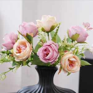 La Rosa de Granada Artificial No Requiere Mantenimiento y es Adecuada para la Decoración del Hogar a Largo Plazo y Bodas - Product Image 6