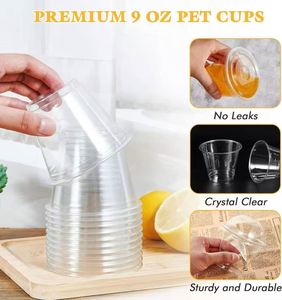 Vasos Desechables Transparentes de PET Ecológicos para Postres, con Logotipo Personalizado, para Yogur, Envases de Grado Alimenticio, Venta al Por Mayor - Product Image 6