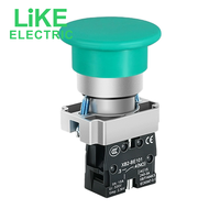 Comme XB2-BS542/BS541/BC31/BC42 interrupteur d'arrêt d'urgence bouton champignon rouge vert NC sans contact 22MM 3A 5A
