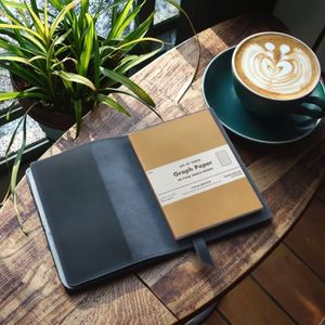 Genuine Leather Cowhide A6 Field Notes Cover Personalized Embossed Portable Notebook <b>Bookmark</b> Journal Wallet for Welcome <b>Gifts</b> - Product Image 3