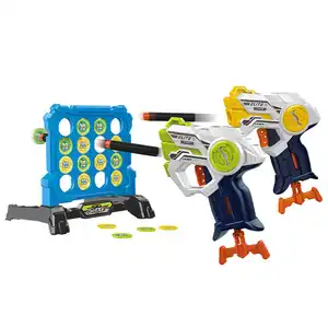 Conjunto de brinquedos para crianças, mini arma de bala macia, arma de air softball para crianças, brinquedo combinando com armas de tiro