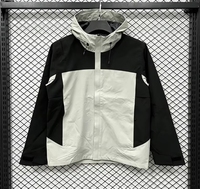 Blouson Bomber Homme Imperméable et Coupe-Vent Personnalisé avec Logo Imprimé par Décharge, Coupe Slim Sportive, en Tissu Spandex/Nylon pour Activités de Plein Air