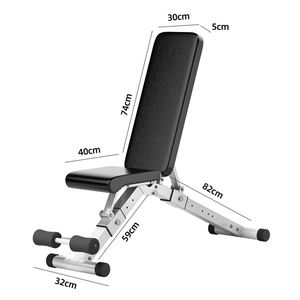Banco de Pesas Metálico Plegable y Ajustable de Alta Resistencia, Hecho en China, para Entrenamiento en Gimnasio y en Casa - Product Image 5